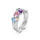 thumbnail image 1 of 2023 Anillo de bodas 925 Anillos de dedo de plata para mujer Flor infinita Princesa Wishbone Corazón Anillo de compromiso Anillo popular Tan Jianjun unisex, 1 of 2