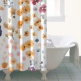 thumbnail image 4 of Pioneer Flower Floral Print Pattern Shower Curtain 36"x72" ,Bathroom Decorative Shower Curtains Set with 12 Hooks,Modern Waterproof Washable Shower Curtain, 4 of 6