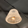 thumbnail image 2 of Miangastore Petit Abat-Jour Tissage en Bambou Style Rétro Abat-Jour Tonneau, 2 of 8