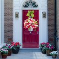 thumbnail image 2 of Clearance! Spring-Tulip Door Bucket Wreath Mother's Day Gift Wreath Decoration, 2 of 4