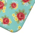 thumbnail image 5 of Pioneer Flower Floral Print Pattern Kitchen Dish Drying Mat 1 Pack, Ultra Absorbent Microfiber Drainer Mat, 16"x18", 5 of 6