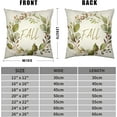 thumbnail image 5 of Autumn Throw Pillow Covers Blue Watercolor Pumpkin Decorative Pillow Covers 16x16 Thanksgiving Harvest Decorations Pillow Case for Living Room Home Decor Outdoot Set of 2, 5 of 6