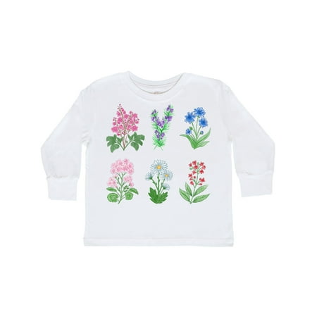 

Inktastic Beautiful Wild Flowers Gift Toddler Boy or Toddler Girl Long Sleeve T-Shirt