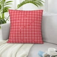 thumbnail image 5 of LNWH Decorative Pillow Covers, Red Heart Square Square Sofa Decorative Knit Pillow Case, 16"x16", 5 of 8