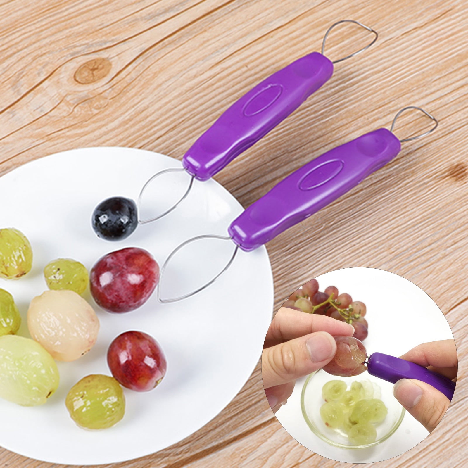 Grape Peeler AntiRust Easy to Clean Convenient Reusable Safe Peel ABS Stainless
