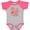 Heather and Hot Pink, variant on Inktastic Life's Better Campfire Girls Baby Bodysuit