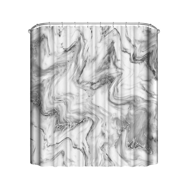Moyic Cortina de ducha extra gruesa impermeable y a prueba de moho para baño higiénico artesanía exquisita textura fina no pasante Juegos de accesorios de baño YL007-7, 180 cm * 180 cm 180 cm * 180 cm
