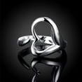 thumbnail image 4 of Handmade Rings 925 Sterling Silver Statement Rings Adjustable Chunky Stacking Band Ring for Women Girls, 4 of 6