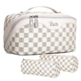 thumbnail image 1 of Set de bolsas de maquillaje BOYATU, bolsas de viaje para cosméticos, 3 unidades, para mujer, 1 of 7