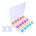 thumbnail image 1 of Caja de Bobina con 25 Bobinas + 2 Bobinas para de Coser Floss Bossins - Multicolor Sunnimix Bobinas para máquinas de coser, 1 of 8