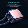 thumbnail image 6 of KurieTim 360 Aio Liquid CPU Cooler, Low-Noise PWM Pump,Premium 360mm Radiator for Intel LGA1200/1700 & AMD AM5/AM4, 6 of 8