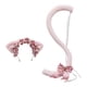 thumbnail image 1 of Conjunto de diadema y cola con orejas de gato, accesorios para fiestas con temática de animales, disfraces para escenario Rosa, 1 of 7