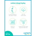 thumbnail image 4 of Carter's Child of Mine Baby Girl Sleep N Play, 2-Pack, Sizes Preemie-6/9 Months, 4 of 6