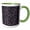 Green/White, variant on 3drose, Gradient Dot Pattern Background - Abstract Vector Graphic, 11oz Mug