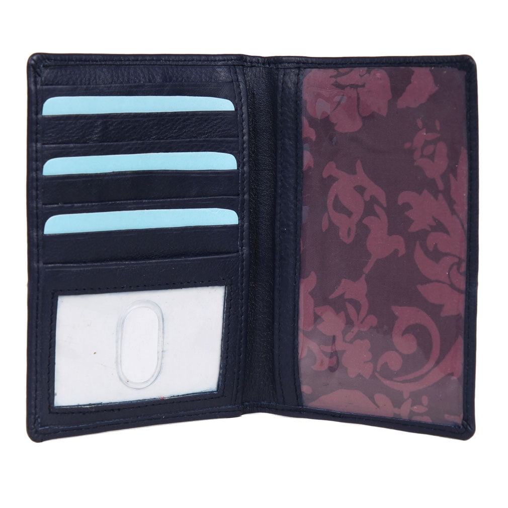 WLT102 Bacci Genuine Leather Bifold Passport Holder