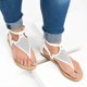 thumbnail image 1 of Zapatos con clip de verano para mujer Sandalias cómodas con cremallera Pisos Sandalias de playa informales Wmkox8yii  shjk2232, 1 of 9