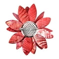 thumbnail image 5 of Pretty Red Water Lily Mother of Pearl Pin-Brooch for Female Anniversary, 5 of 7