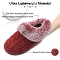 thumbnail image 4 of LORDFON Winter Fuzzy Womens Slippers Fluffy House Slippers with Memory Foam, 4 of 7