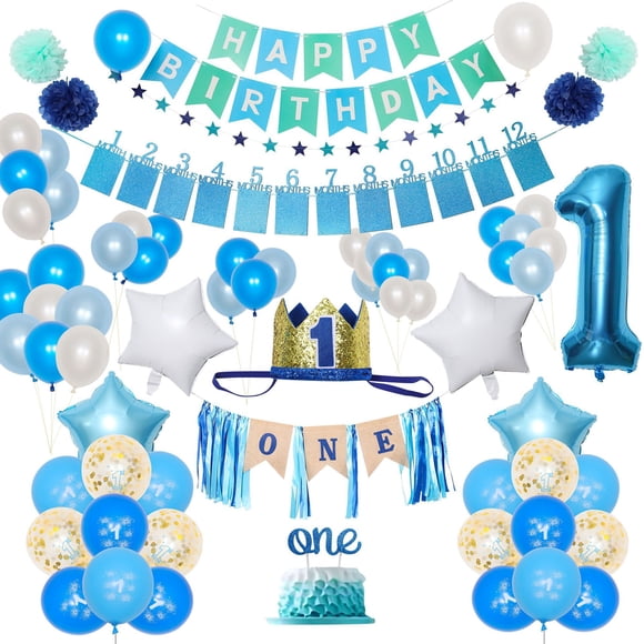 SAYDY birthday scene decoration balloon boy one year old birthday party venue decoration balloon set KC-001