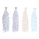 thumbnail image 1 of 4 Pcs Doll Hair Wefts 4 Colors 30cm Length 1m Width Soft Silk Long Curly Hair Wig for Cotton Ball Jointed Dolls, 1 of 4