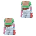thumbnail image 1 of Minnieouse All Trend Match Tela transpirable Patrón de rayas Elasticidad Pantalones cortos de algodón de punto Patrón de rayas clásico Type2 NO2, 1 of 6