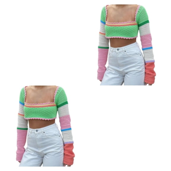 Minnieouse All Trend Match Tela transpirable Patrón de rayas Elasticidad Pantalones cortos de algodón de punto Patrón de rayas clásico Type2 NO2