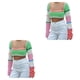 thumbnail image 1 of Minnieouse All Trend Match Tela transpirable Patrón de rayas Elasticidad Pantalones cortos de algodón de punto Patrón de rayas clásico Type2 NO2, 1 of 6