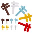 thumbnail image 4 of HONMEET 25Pcs Small Fence Border Mini Fence Model Wooden Scene Decoration Assorted Color, 4 of 6