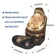 thumbnail image 3 of Wukai Dreamcatcher With Mandala Full Set Car Seat Covers with Soft Padding Universal Auto Front Seats Protector and Cushion Mat, 3 of 5