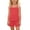 Red, variant on Tranfacy Girls 4-15Y Summer Solid Thin Spaghetti Strap Tank Top Shorts Casual Round Neck Matching Suits
