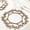 Gold, variant on Efavormart 6-Pack Acrylic Charger Plates 13" Round Antique White with Vintage Floral Carved Rim - Event Tabletop Decorative Charger Tableware