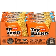 Nissin Top Ramen Chicken Flavor Ramen Noodle Soup 12-3 oz. Packs