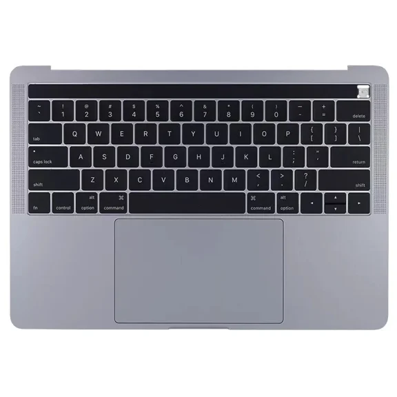 Pre-Owned MacBook Pro 13" 2016 2017 A1706 Gray Top Case Keyboard Battery A1819 Trackpad A
