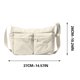 thumbnail image 3 of Bolso bandolera casual | Mochila de hombro para ordenador de gran capacidad | Bolsa de deporte bandolera multibolsillo para mujer | Nylon impermeable y resistente al desgaste | Correa ajustable | Se, 3 of 4