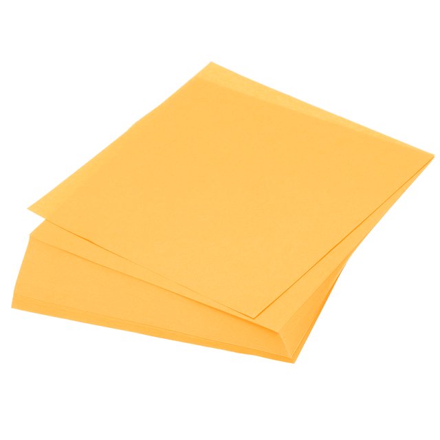 Unique Bargains 125 Sheets Origami Paper Double Sided 6x6 Inch(15x15cm) Square Sheet for Art Craft Project, Orange