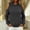 aa01_Gray, variant on Hilzaten Loosse Hoodie for Women Kangaroo Pocket Cold Shoulder Pullover Womens Solid Hoodie
