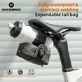 thumbnail image 2 of ROCKBROS Bicycle Saddle Tail Bag Multi-functional Bottle Storage Tail Bag Waterproof Knob-tie Kettle Storage PP Shell Bags, 2 of 14