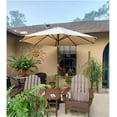 thumbnail image 6 of 6.5ft  9ft 10ft Outdoor Patio Umbrella Replacement Canopy, 6 Ribs 8 Ribs Umbrella Canopy Cover Replacement Fabric, Parasol Top Cover Replacement UV Protective Fabric, Canopy Only, 6 of 8