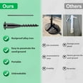 thumbnail image 3 of No Dig Portable Umbrella Holder,Umbrella Anchor Holder for Tree,Flag,String Lights Pole,Fishing Rod, 3 of 7