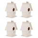 thumbnail image 3 of Casas de Pájaros 4 Piezas Tipo Colgante Jaula de Nidos de Pájaros de Madera Innovadora Adecuada para la Decoración del Patio del Jardín ANGGREK Otros, 3 of 8