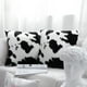 thumbnail image 2 of BRIGHTFUFU Throw Pillow Covers Cow Spots Funda de cojín cuadrada decorativa para el hogar, 2 of 8
