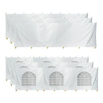 TentandTable Standard Sidewall Kit for 7 ft Sides, White, 30 ft x 60 ft