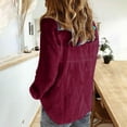 thumbnail image 4 of Linen Shirts for Women Button Down Tshirt Dressy Casual Gauze Blouses Comfy Lightweight Long Sleeve Spring Top Dressy Lightweight Comfy Outfits Going Out Tops Ladies Fashion Trendy, 4 of 4