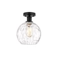 thumbnail image 2 of Innovations Lighting 616-1F-BK-G1215-8 Athens 8" Wide Semi-Flush Globe Ceiling Fixture -, 2 of 5
