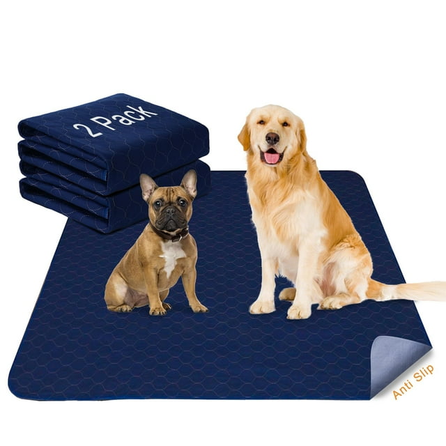 Almohadillas lavables para orinar para perros Trusupetta, paquete de 2 unidades, 135 x 135 cm