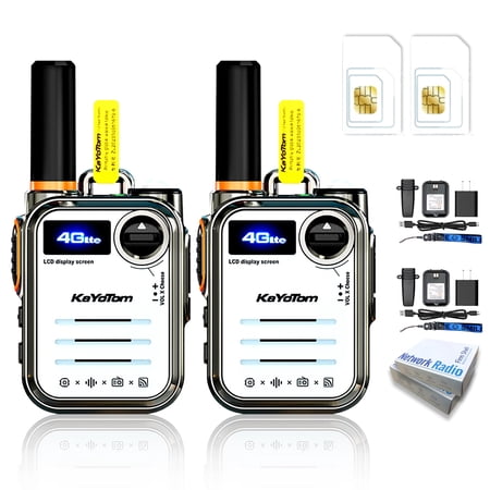 Kayotom Global Walkie Talkies Long Range Adult Fast Walkie Talkie Gmrs Cb Radio Two Way Radio, 2Pcs