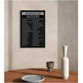 thumbnail image 3 of Motivational Office Canvas Wall Art Inspirational Painting Positive Entrepreneur Quote Poster 40 Rules for Success Picture Artwork Living Room Bedroom Decorative Frame Ready to Hang12x18, 3 of 6