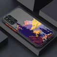 thumbnail image 3 of Matte Case for Samsung Galaxy M62 M53 M52 M51 M33 M32 M31 M30S M23 5G J8 J7 J6 J5 Case Funda Art hand-Painted Mountain Scenery, 3 of 5