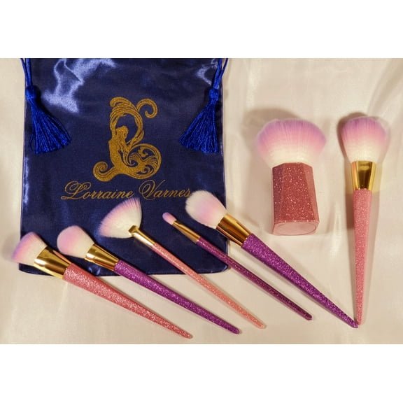 Purple Diamond - Makeup Brush 7 Pcs Set