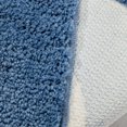thumbnail image 4 of CHAO Alfombra de baño azul - Alfombra antideslizante con forma de ballena, alfombra absorbente de microfibra lavable, 4 of 5